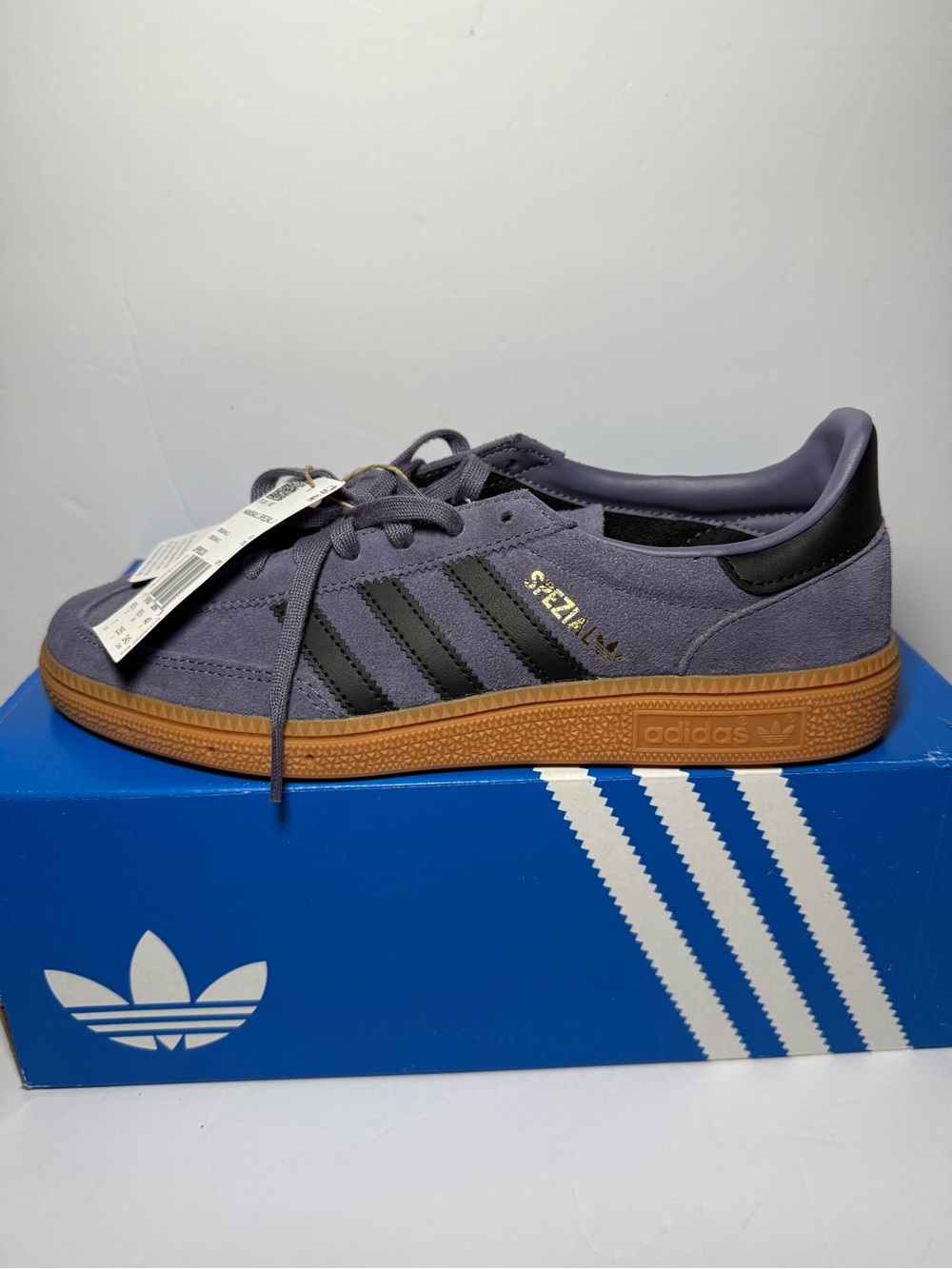 Adidas Handball Spezial - Size 7 Y (fits Wmn’s 8 - Violet JP8020 - NWT - Picture 6 of 7